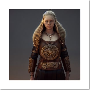 Viking Shield Maiden Posters and Art